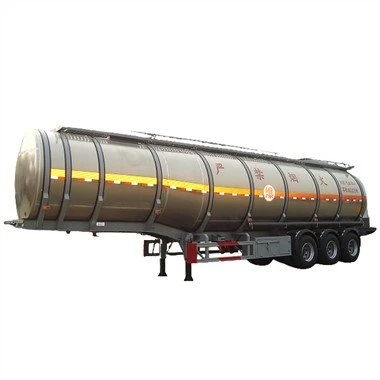Oplegger met zure tank