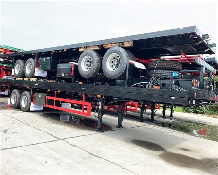 2 Axle Flatbed Trailer